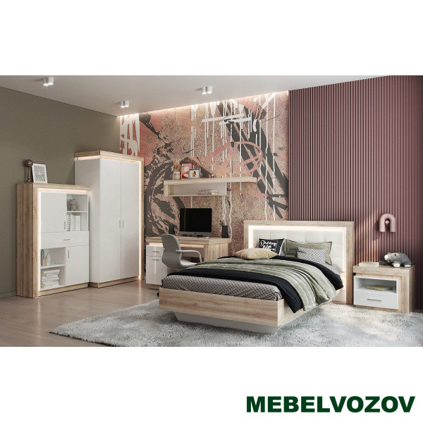 Модульная мебель для подростка Люмен. Комплект 1 детальное изображение от магазина mebelvozov.ru в Нижнем Новгороде