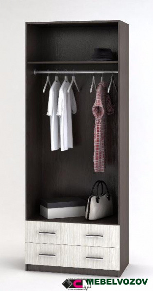 Шкаф 2х створчатый ДУЭТ от компании Мебельвозов в Нижнем Новгороде