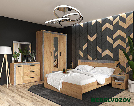 Зеркало Адель (дуб крафт/ателье) от магазина Мебельвозов в Нижнем Новгороде