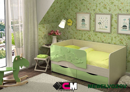 Детская кровать Алиса 1600 детальное изображение от магазина mebelvozov.ru в Нижнем Новгороде
