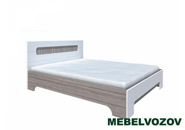 Кровать двухспальная с настилом 1400 мм Палермо-3 КР-003 от магазина Мебельвозов в Нижнем Новгороде
