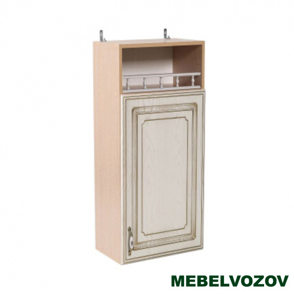 Шкаф навесной с открытой полкой 350 Анжелика (высота 920) фото от Мебельвозов в Нижнем Новгороде