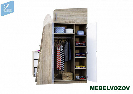 Кровать-чердак СЭНДИ КР-111 детальное изображение от магазина mebelvozov.ru в Нижнем Новгороде