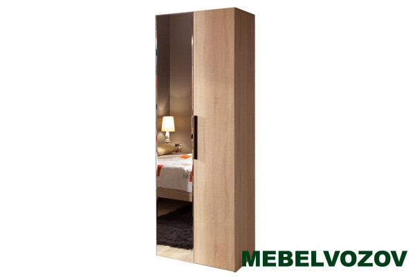 Шкаф с зеркалом для одежды Bauhaus 8  от компании Мебельвозов в Нижнем Новгороде