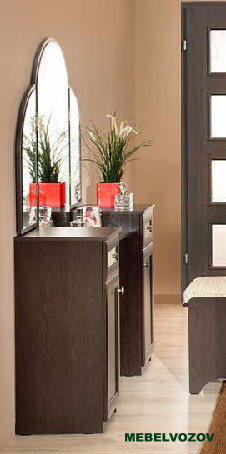 Туалетный столик с зеркалом  Милана 1 (Венге)