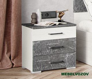 Тумба прикроватная Теана (ясень анкор светлый) от магазина Мебельвозов в Нижнем Новгороде