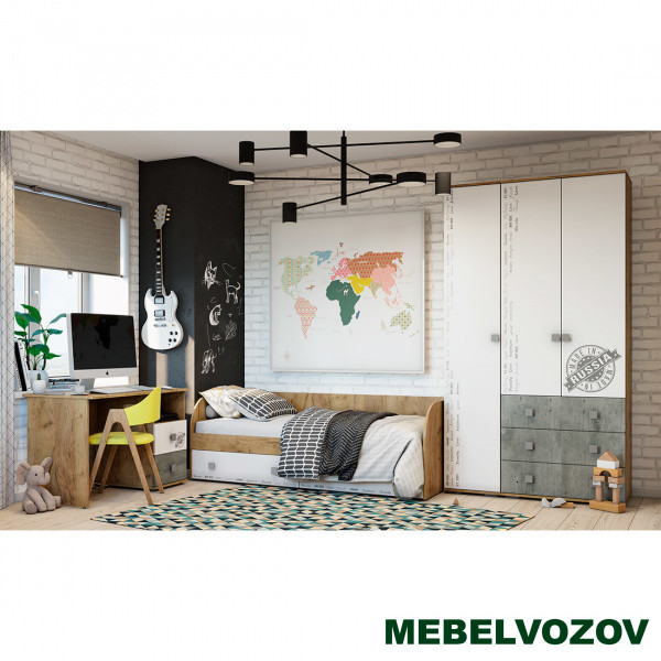 Молодежная комната "Тренд" Комплект 1 детальное изображение от магазина mebelvozov.ru в Нижнем Новгороде