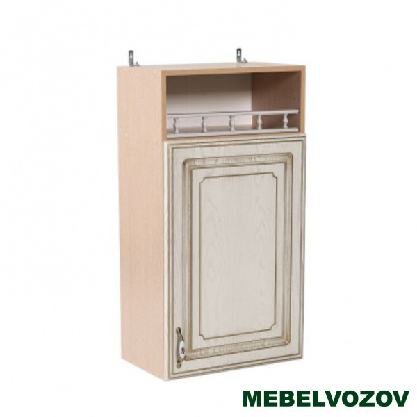 Шкаф навесной с открытой полкой 500 Анжелика (высота 920) фото от Мебельвозов в Нижнем Новгороде