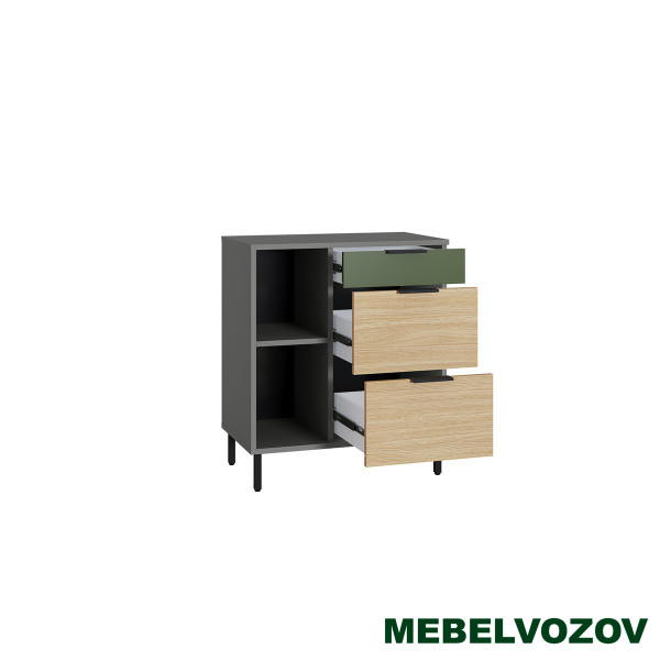 Марвэл Тумба 16.160 (Темно - серый U2601) детальное изображение от магазина mebelvozov.ru в Нижнем Новгороде