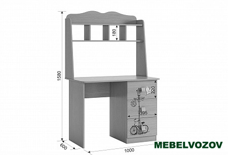 Письменный стол Амели детальное изображение от магазина mebelvozov.ru в Нижнем Новгороде