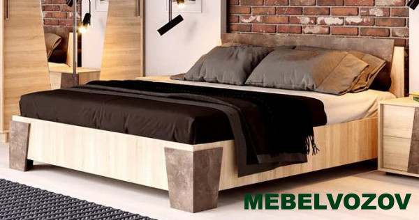 фото Кровать двухспальная 1,6 Санремо от магазина Мебельвозов в Нижнем Новгороде Кровать двухспальная 1,6 Санремо от магазина Мебельвозов в Нижнем Новгороде