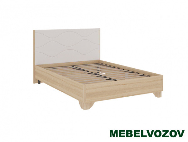 Кровать 1.4 Комфорт Зара (Дуб сонома/Белый)		 от магазина Мебельвозов в Нижнем Новгороде