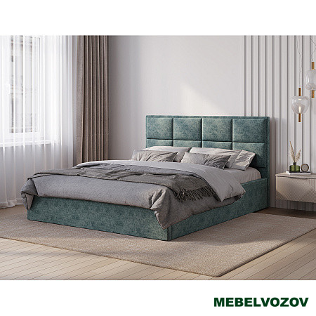 Кровать 160х200 с подъемным механизмом Линда (морская волна) от магазина Мебельвозов в Нижнем Новгороде