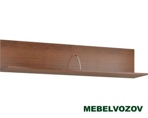 Полка навесная ЛН-2 Ливорно (орех донской) фото от Мебельвозов в Нижнем Новгороде