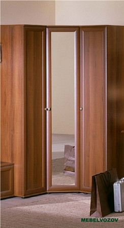 Шкаф угловой 2 "Милана" (с зеркалом) от компании Мебельвозов в Нижнем Новгороде