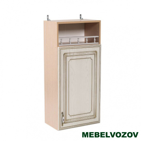 Шкаф навесной с открытой полкой 400 Анжелика (высота 920) фото от Мебельвозов в Нижнем Новгороде