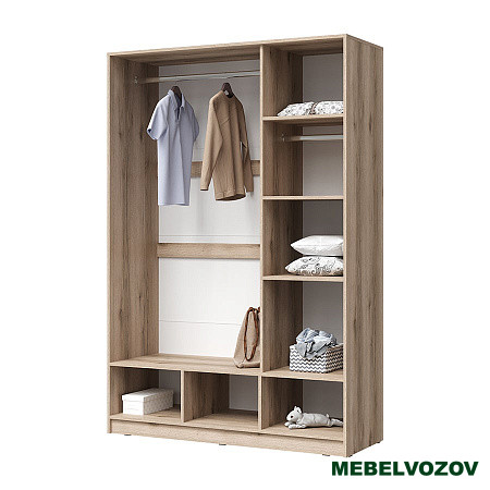 КИВИ ШК-03 Шкаф 3ств с зеркалом детальное изображение от магазина mebelvozov.ru в Нижнем Новгороде